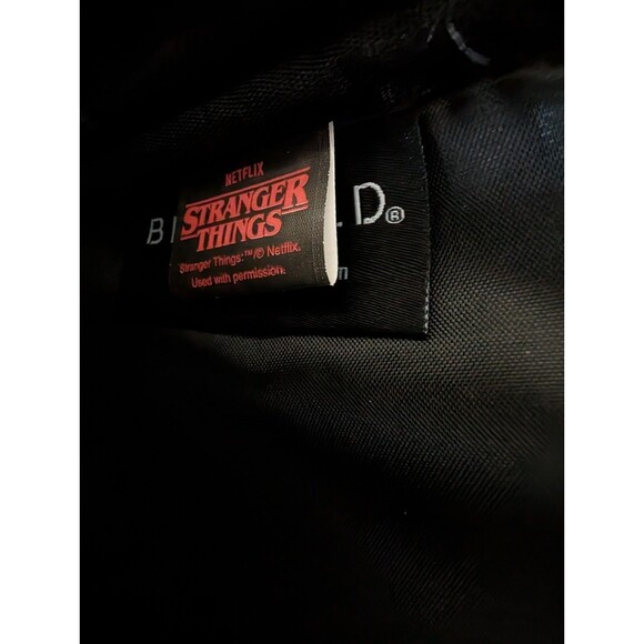 Stranger Things TV VHS Retro Mini Backpack With Collectors Pin NWOT